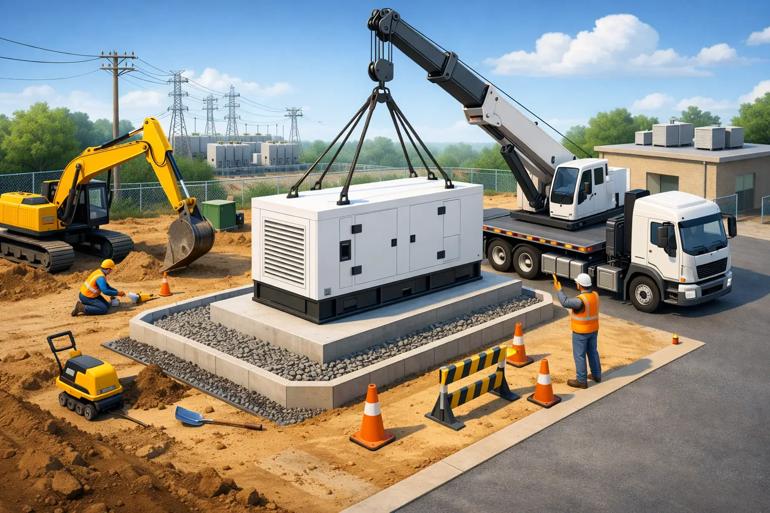 How to Prepare Sites for Generator Delivery