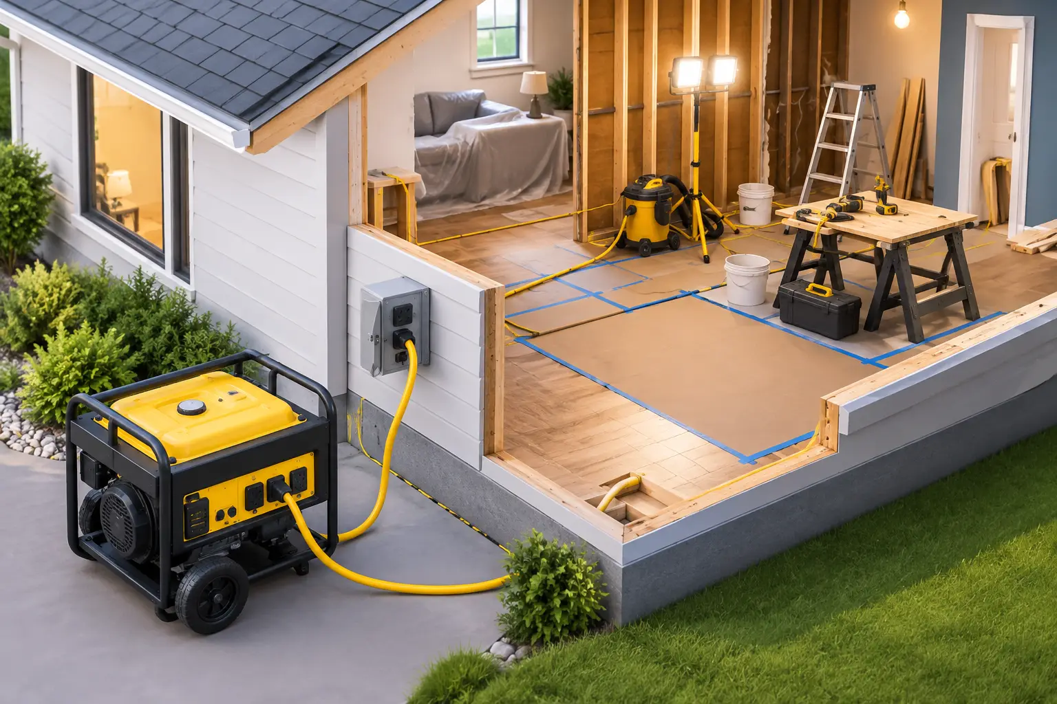 Temporary Power During Renovations Done Right